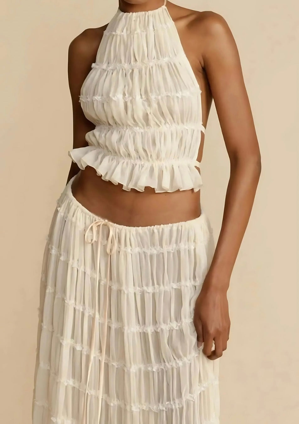 Boho Plissee Set