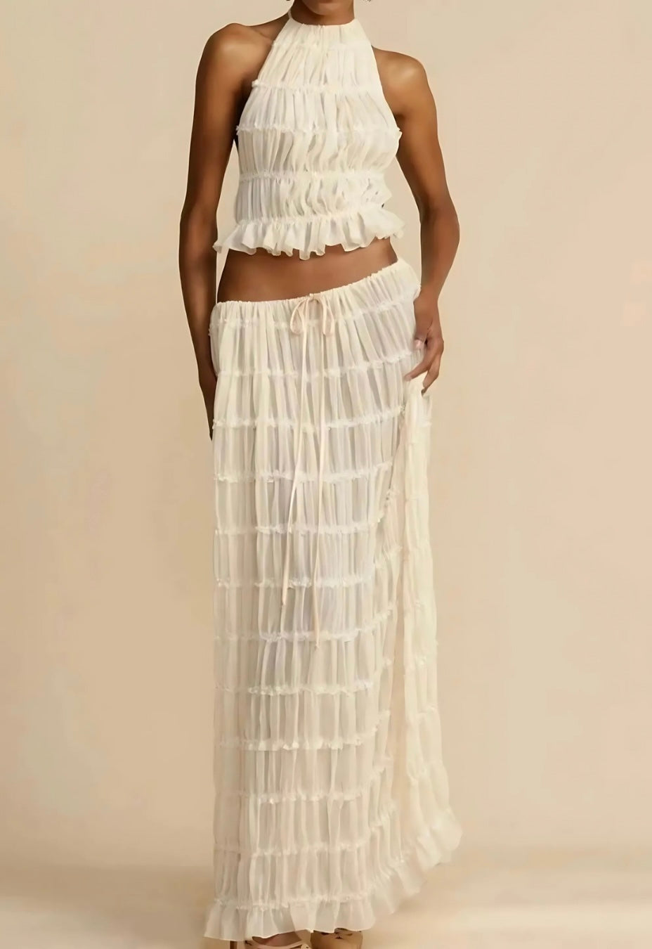 Boho Plissee Set